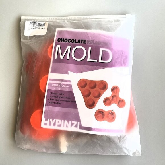 SILICONE SEMI SPHERE MOLDS FOR CHOCOLATE BOMBS, 3 PACKS - Picture 10 of 10